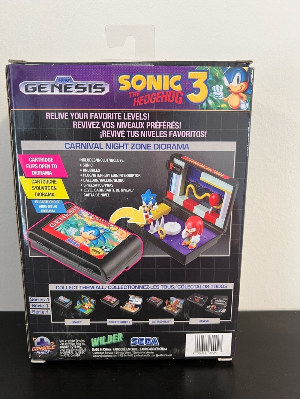 Sonic The Hedgehog 3 Genesis Carnival Night Zone Diorama NEW Sealed - Picture 5 of 7